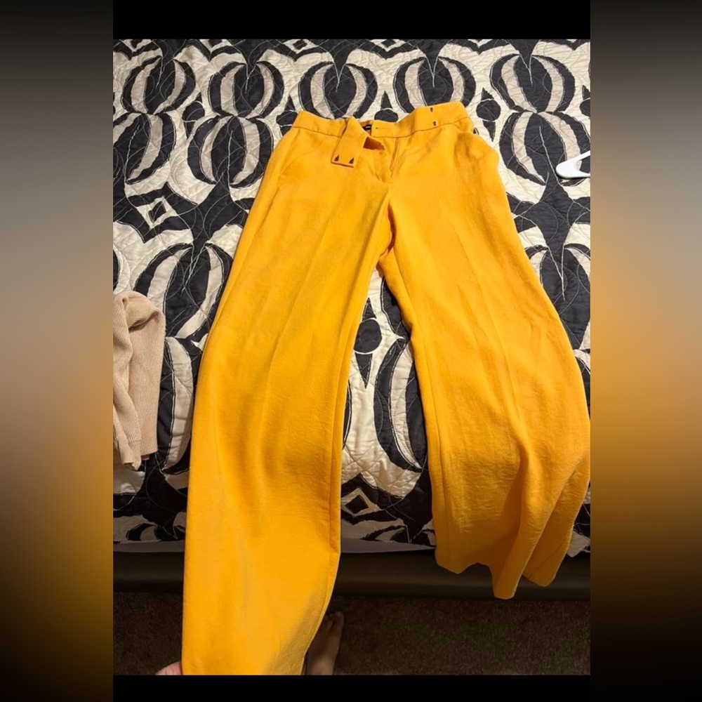 Vibrant Yellow Satin Garment